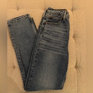 Levi's Medium Blue 70s High-Rise Slim Straight Jeans